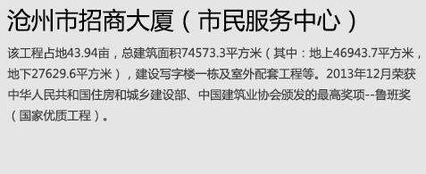 滄州市招商大廈